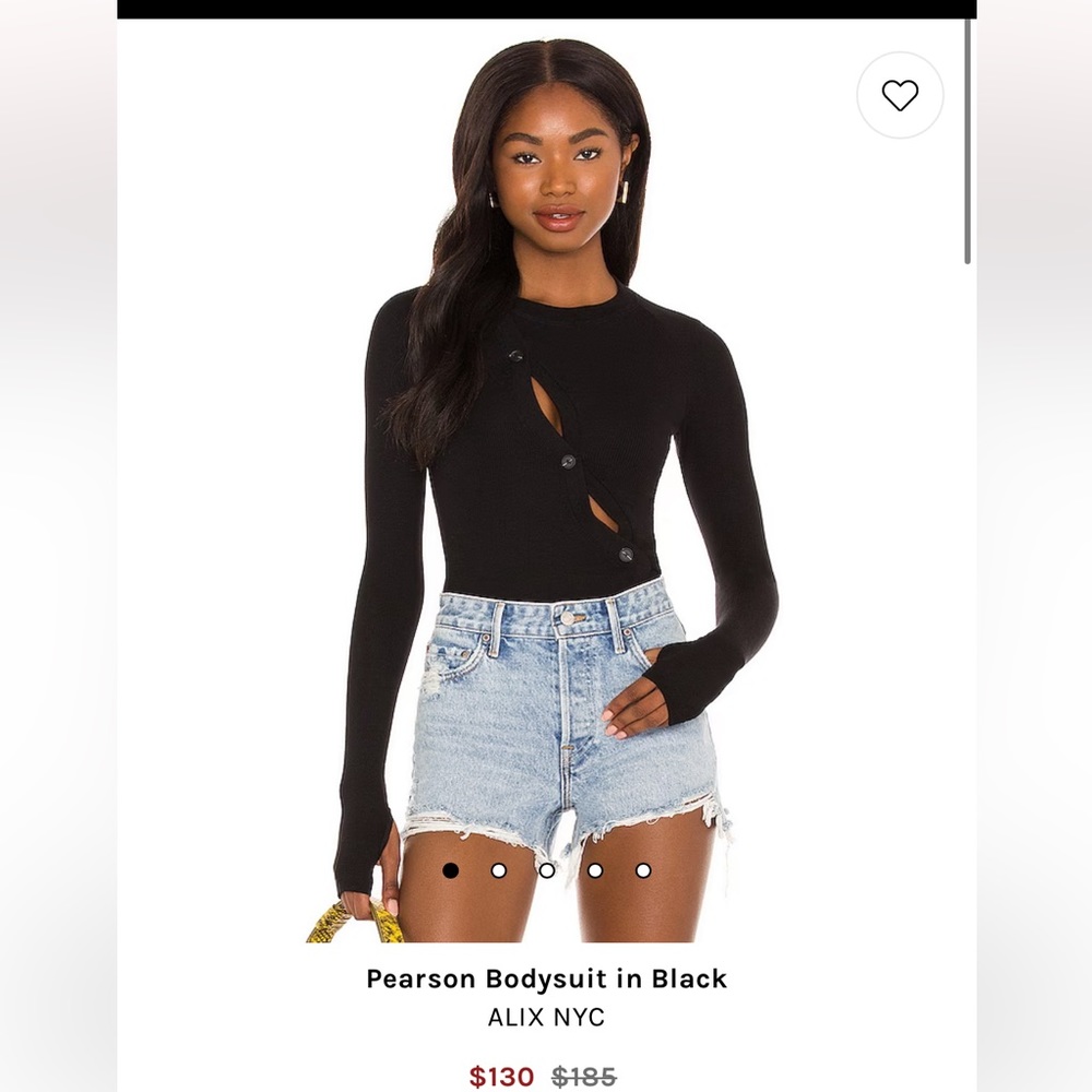 Alix NYC bodysuit Pearson black